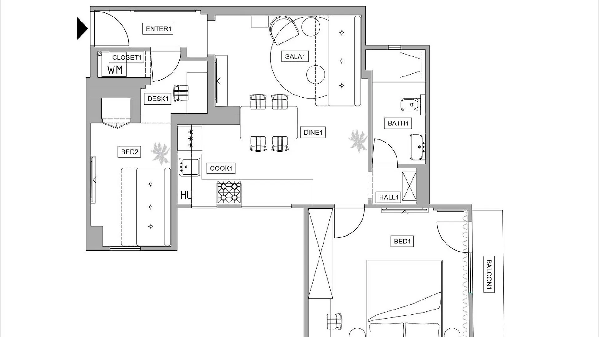 Chic Black & White 2Br Retreat On Dambovitei Bucharest Apartment